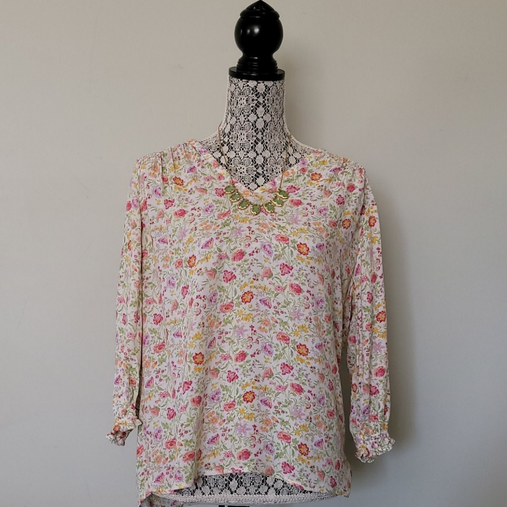 Spring Floral Blouse